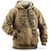 Hoodie Men's Hooded Sweatshirt 3D Printed Letter